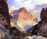 Under the Red Wall,Grand Canyon of Arizona by Thomas Moran